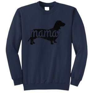 Dachshund Mama Wiener Dog Doxie Mom Funny Cute Gift (1) Sweatshirt