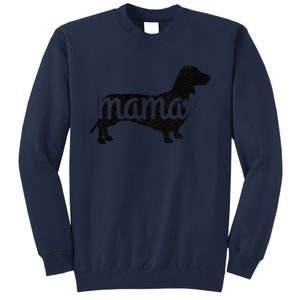 Dachshund Mama Wiener Dog Doxie Mom Funny Cute Gift (1) Tall Sweatshirt