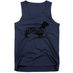 Dachshund Mama Wiener Dog Doxie Mom Funny Cute Gift (1) Tank Top