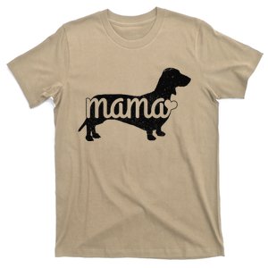 Dachshund Mama Wiener Dog Doxie Mom Funny Cute Gift (1) T-Shirt