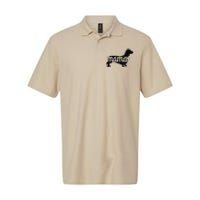 Dachshund Mama Wiener Dog Doxie Mom Funny Cute Gift (1) Softstyle Adult Sport Polo