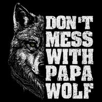 DonT Mess With Papa Wolf Dad For FatherS Day City Backpack
