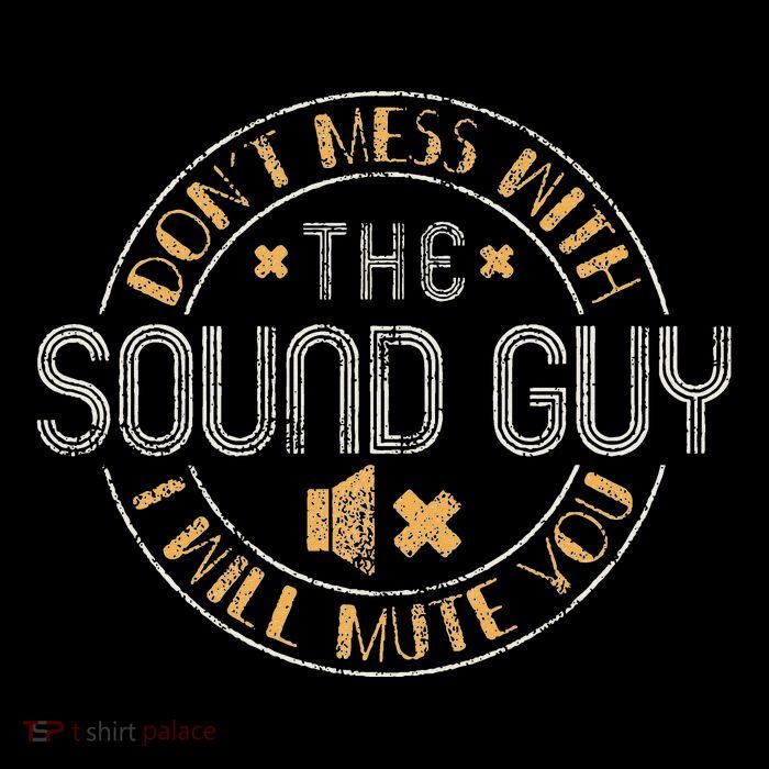 DonT Mess With The Sound Guy Will Mute You Audio Engineer Full-Length Apron With Pockets