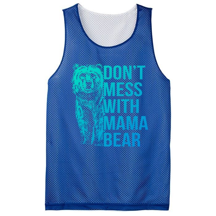 Dont Mess With Mama Bear Cute Gift Mesh Reversible Basketball Jersey Tank