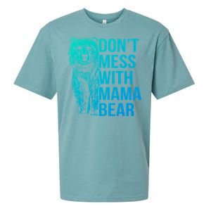 Dont Mess With Mama Bear Cute Gift Sueded Cloud Jersey T-Shirt