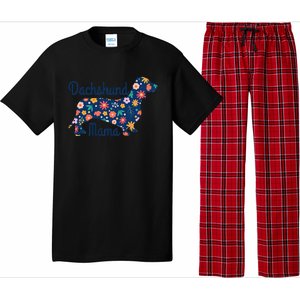 Dachshund Mama Wiener Dog Doxie Mom Funny Cute Gift Pajama Set