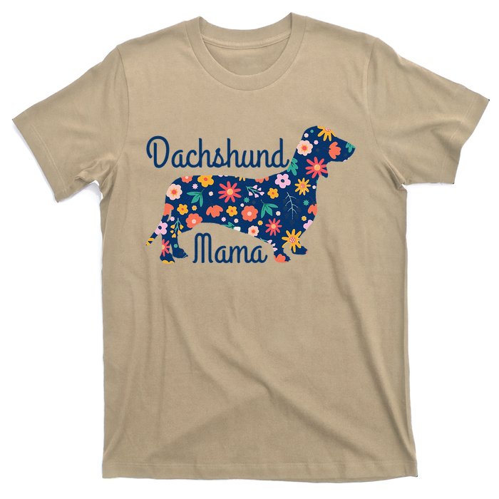 Dachshund Mama Wiener Dog Doxie Mom Funny Cute Gift T-Shirt