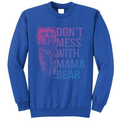 Dont Mess With Mama Bear Cute Gift Tall Sweatshirt