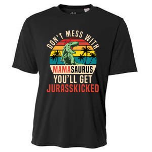 DON’T MESS WITH MAMASAURUS Cooling Performance Crew T-Shirt