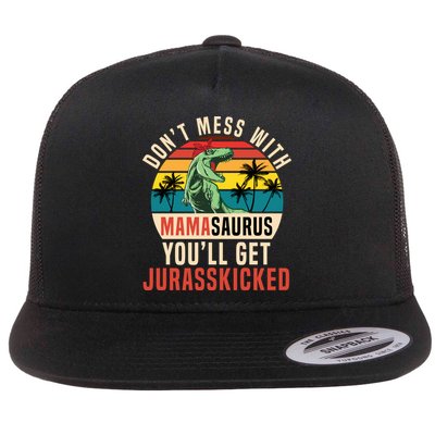 DON’T MESS WITH MAMASAURUS Flatbill Hat