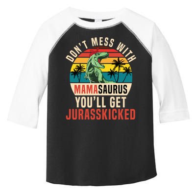 DON’T MESS WITH MAMASAURUS Toddler Fine Jersey T-Shirt