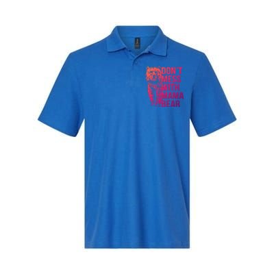 Dont Mess With Mama Bear Cute Gift Softstyle Adult Sport Polo