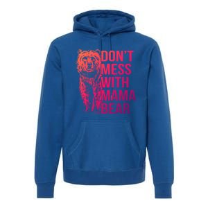 Dont Mess With Mama Bear Cute Gift Premium Hoodie