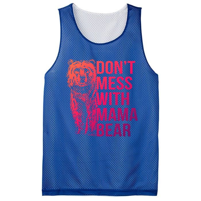 Dont Mess With Mama Bear Cute Gift Mesh Reversible Basketball Jersey Tank