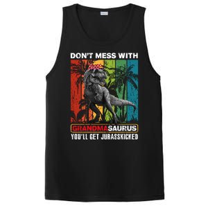 Dont Mess With Papasaurus Youll Get Jurasskicked PosiCharge Competitor Tank