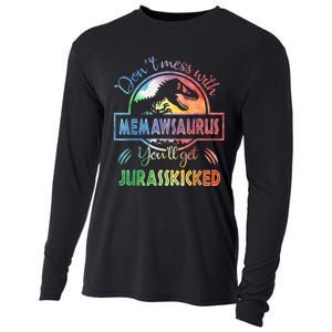 Don't Mess With MemawSAURUS You'll Get Jurasskicked Cooling Performance Long Sleeve Crew