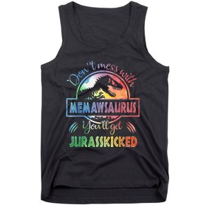 Don't Mess With MemawSAURUS You'll Get Jurasskicked Tank Top