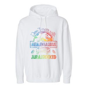 Don't Mess With MemawSAURUS You'll Get Jurasskicked Garment-Dyed Fleece Hoodie