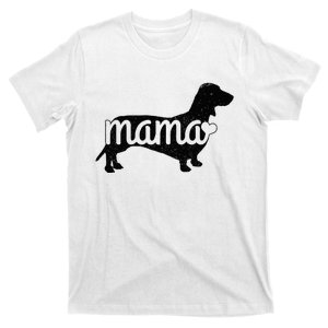 Dachshund Mama Wiener Dog Doxie Mom Funny Cute Gift T-Shirt