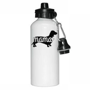 Dachshund Mama Wiener Dog Doxie Mom Funny Cute Gift Aluminum Water Bottle