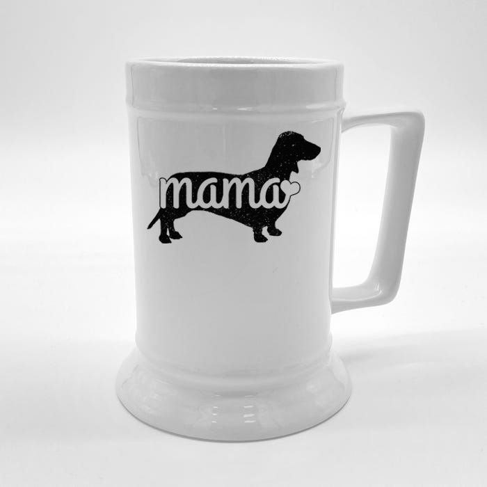 Dachshund Mama Wiener Dog Doxie Mom Funny Cute Gift Beer Stein