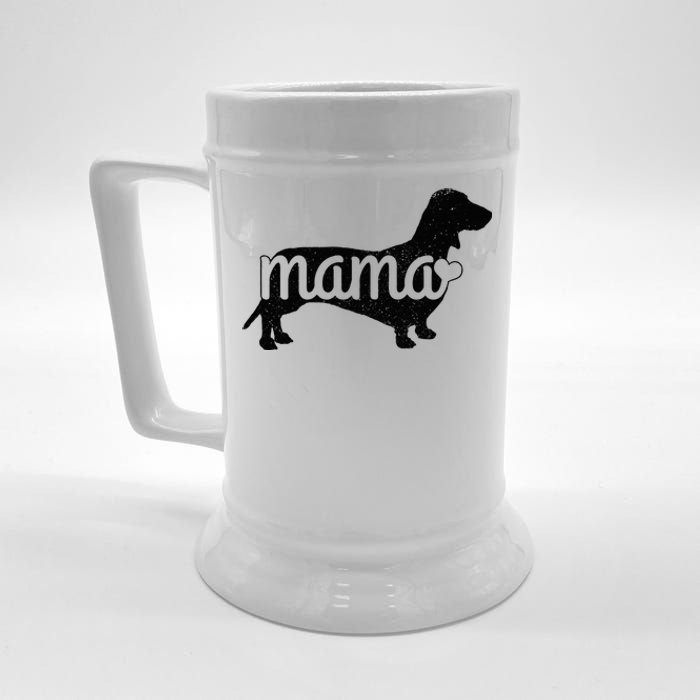 Dachshund Mama Wiener Dog Doxie Mom Funny Cute Gift Beer Stein