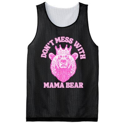 Don't Mess With Mama Bear Mothers Day Mesh Reversible Basketball Jersey Tank