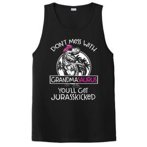 Dont Mess With Grandmasaurus Youll Get Jurasskicked Grandma PosiCharge Competitor Tank