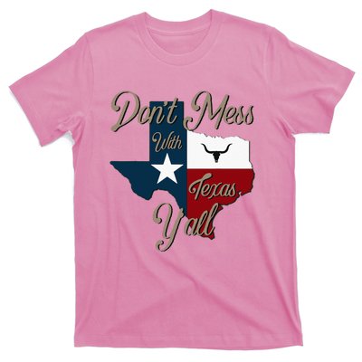 Dont Mess With Vintage Texas Pride Longhorn Lone Star State T-Shirt