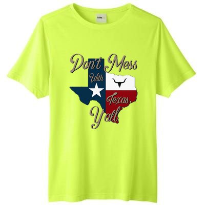 Dont Mess With Vintage Texas Pride Longhorn Lone Star State Tall Fusion ChromaSoft Performance T-Shirt