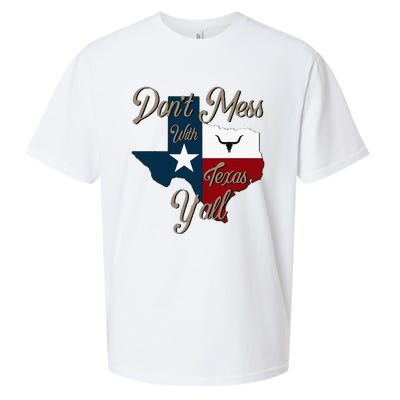 Dont Mess With Vintage Texas Pride Longhorn Lone Star State Sueded Cloud Jersey T-Shirt