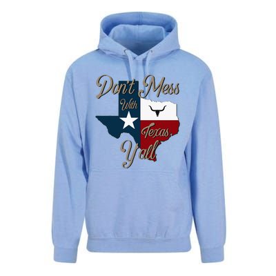 Dont Mess With Vintage Texas Pride Longhorn Lone Star State Unisex Surf Hoodie