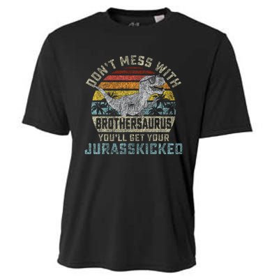 Dont Mess With Brothersaurus Youll Get Jurasskicked Cooling Performance Crew T-Shirt