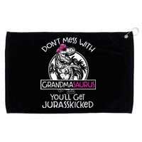 Dont Mess With Grandmasaurus Youll Get Jurasskicked Grommeted Golf Towel