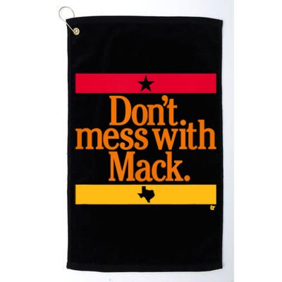 Don't Mess With Mattress Mack Houston Baseball Platinum Collection Golf Towel