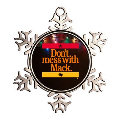 Don't Mess With Mattress Mack Houston Baseball Metallic Star Ornament