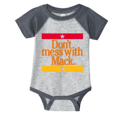 Don't Mess With Mattress Mack Houston Baseball Infant Baby Jersey Bodysuit