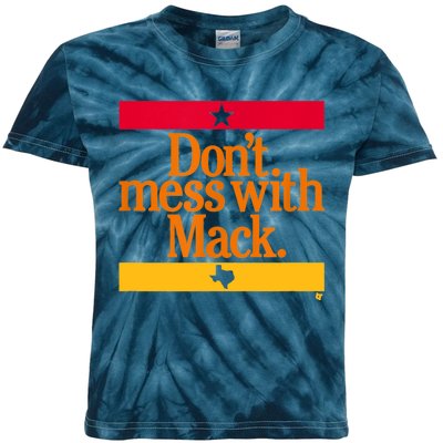 Don't Mess With Mattress Mack Houston Baseball Kids Tie-Dye T-Shirt