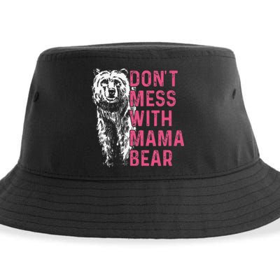 Don't mess with mama bear mother's day wo bear lovers Sustainable Bucket Hat