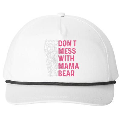 Don't mess with mama bear mother's day wo bear lovers Snapback Five-Panel Rope Hat