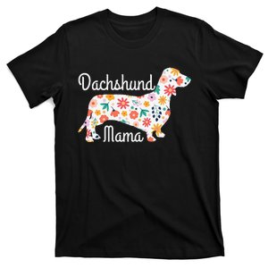 Dachshund Mama Wiener Dog Gift for mother's day T-Shirt