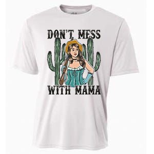 Don't Mess With Mama Western Mama Howdy Mama Mother's Day Cooling Performance Crew T-Shirt