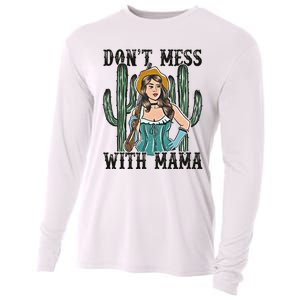 Don't Mess With Mama Western Mama Howdy Mama Mother's Day Cooling Performance Long Sleeve Crew