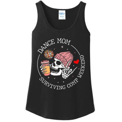 Dance Mom Weekends Coffee Dance Comps Tie Dye Ladies Essential Tank