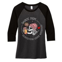 Dance Mom Weekends Coffee Dance Comps Tie Dye Women's Tri-Blend 3/4-Sleeve Raglan Shirt