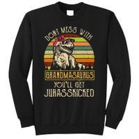 Don’t Mess With Grandmasaurus Funny Grandma Vintage Sweatshirt