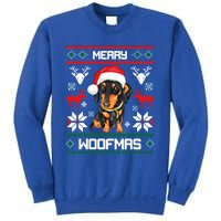 Dachshund Merry Woofmas Gift For Christmas Doxie Xmas Gift Sweatshirt