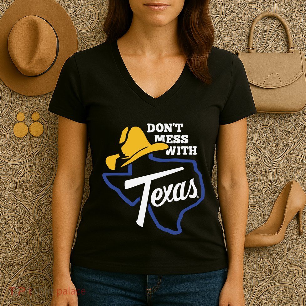 DonT Mess With Texas 2024 Women's V-Neck T-Shirt