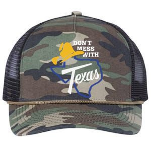 DonT Mess With Texas 2024 Retro Rope Trucker Hat Cap