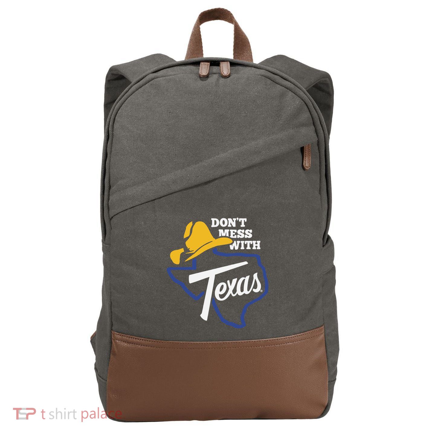 DonT Mess With Texas 2024 Cotton Canvas Backpack